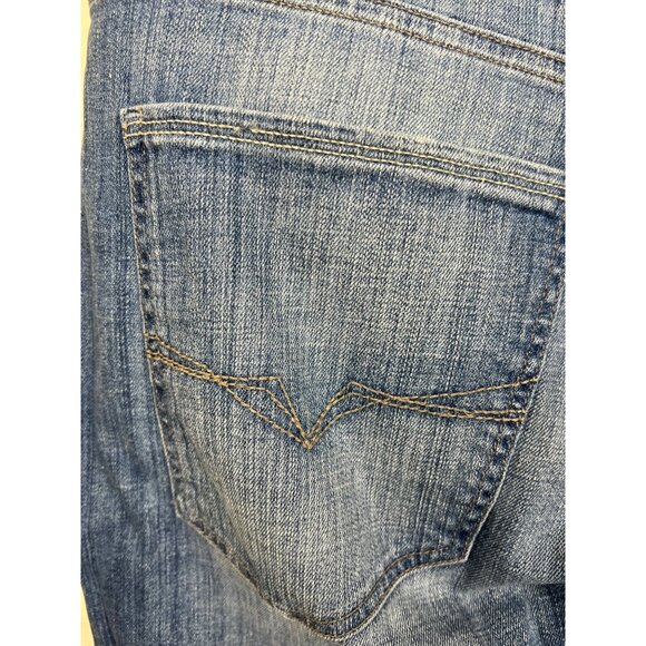 Guess Distressed Denim Jeans *Popped Stitches on Back Pocket* - Picture 6 of 13